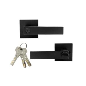 Cerradura Castelli negra para recámara