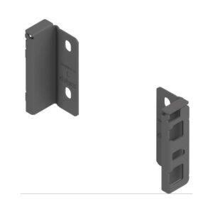 Fijación trasera Altura M, Gris Orión Mate para MERIVOBOX, derecha e izquierda.