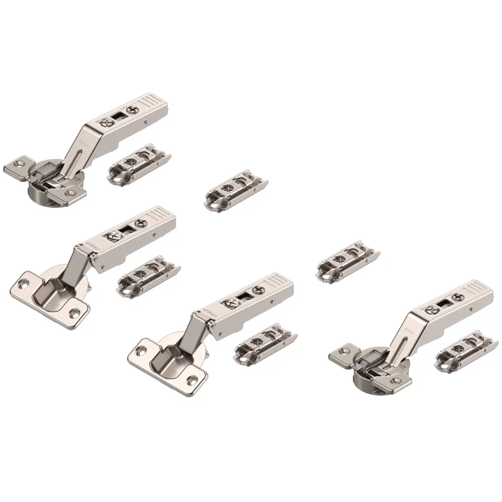 Kit de Bisagras Clip Top para Aventos HF p/ frente de madera y marcos de aluminio ancho Blum
